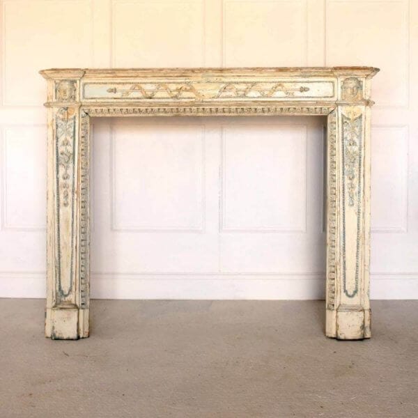 19Th Century Neo-Classical Fireplace
