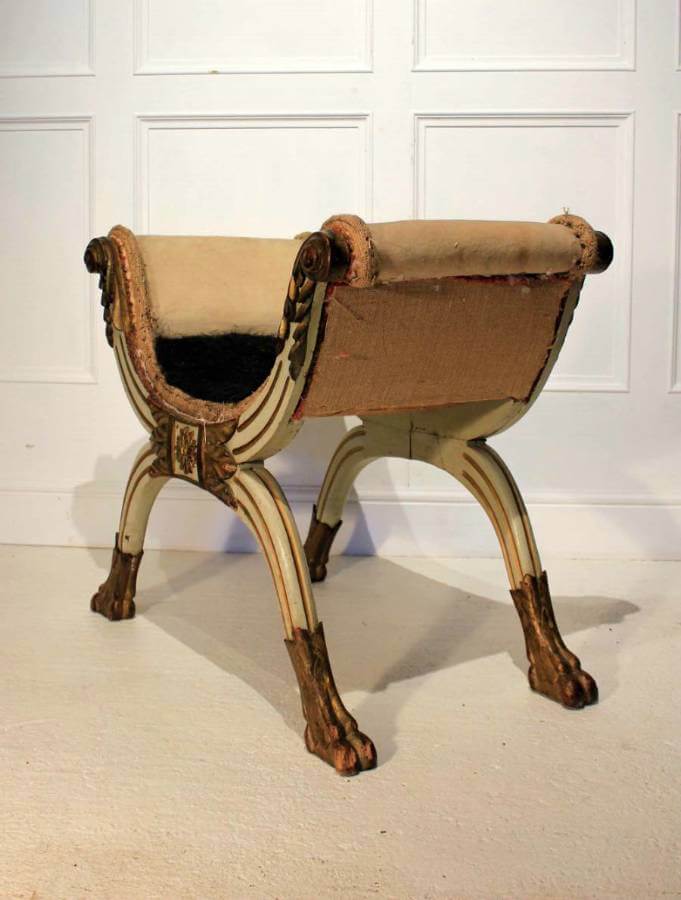 19Th Century Neo-Classical Stool