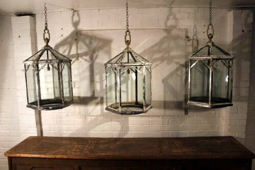 Three Late 19Th Century Lanterns