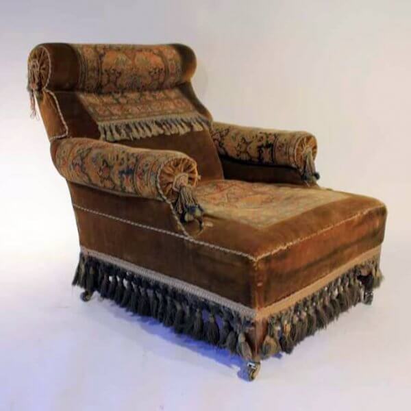 A Victorian Carpet Chair.
