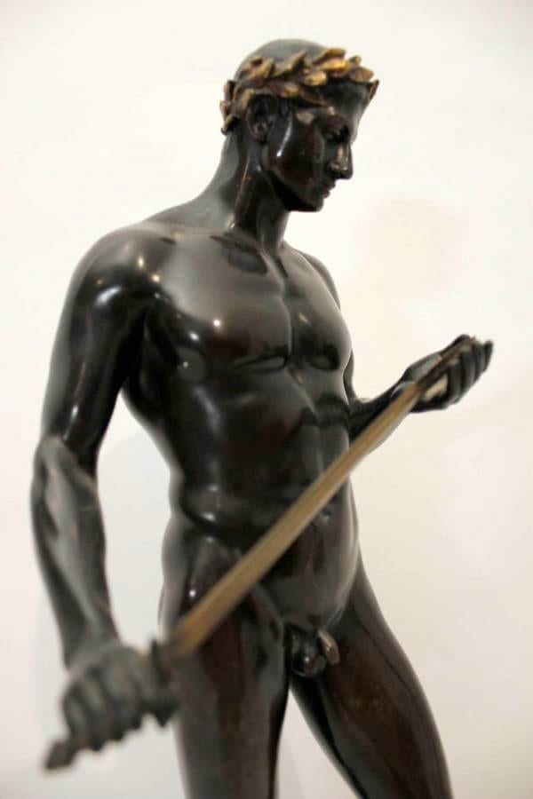 19Th Century Bronze Warrior