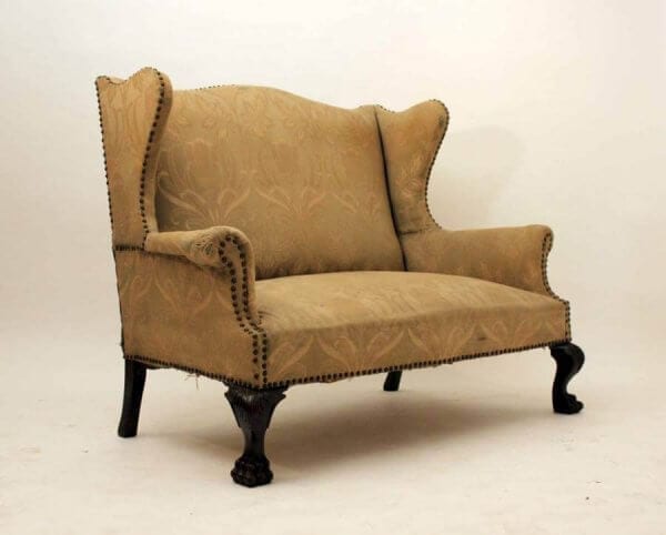 Late 19th Century Wingback Sofa