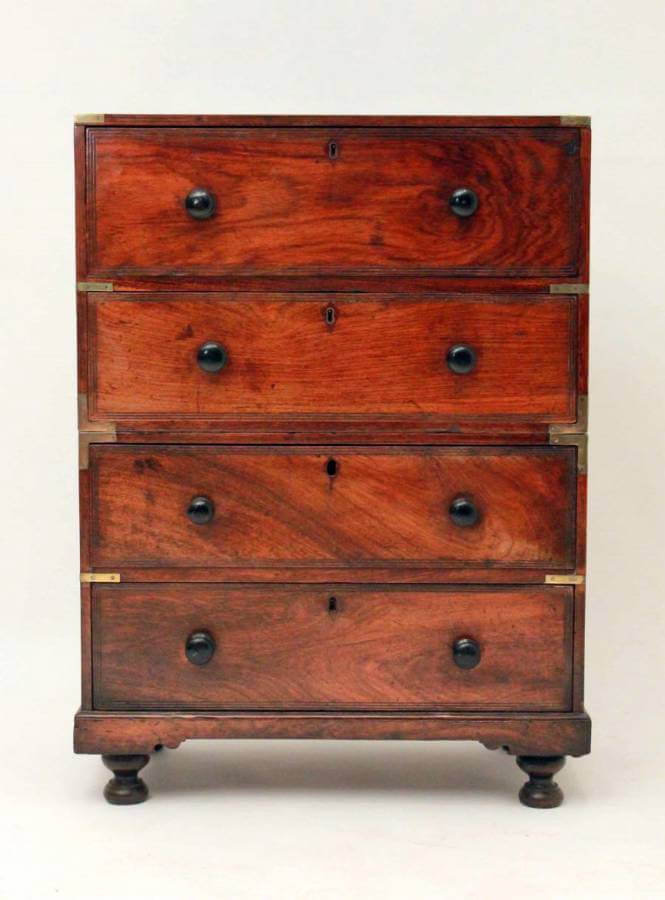 A Rare Early 19th Century Campaign Chest
