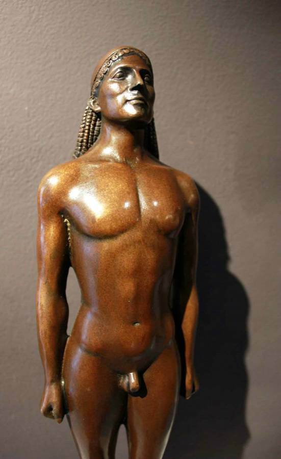 1920s Egyptian Revival Bronze Figure