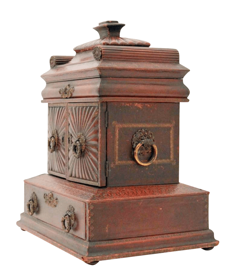 Regency Sarcophagus Table Cabinet