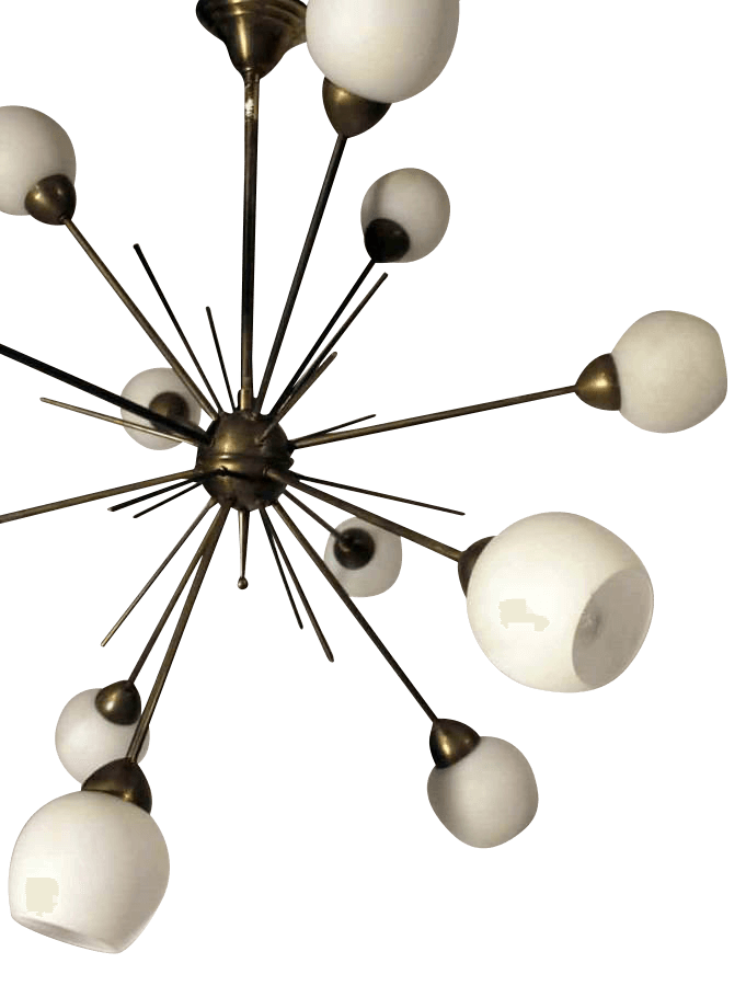 1960s Italian Sputnik Chandelier