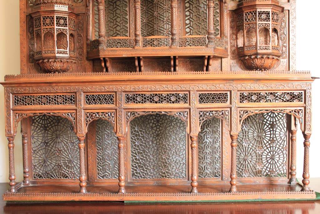 A Large 19th Century Carved Anglo Indian Wall Shelf ...