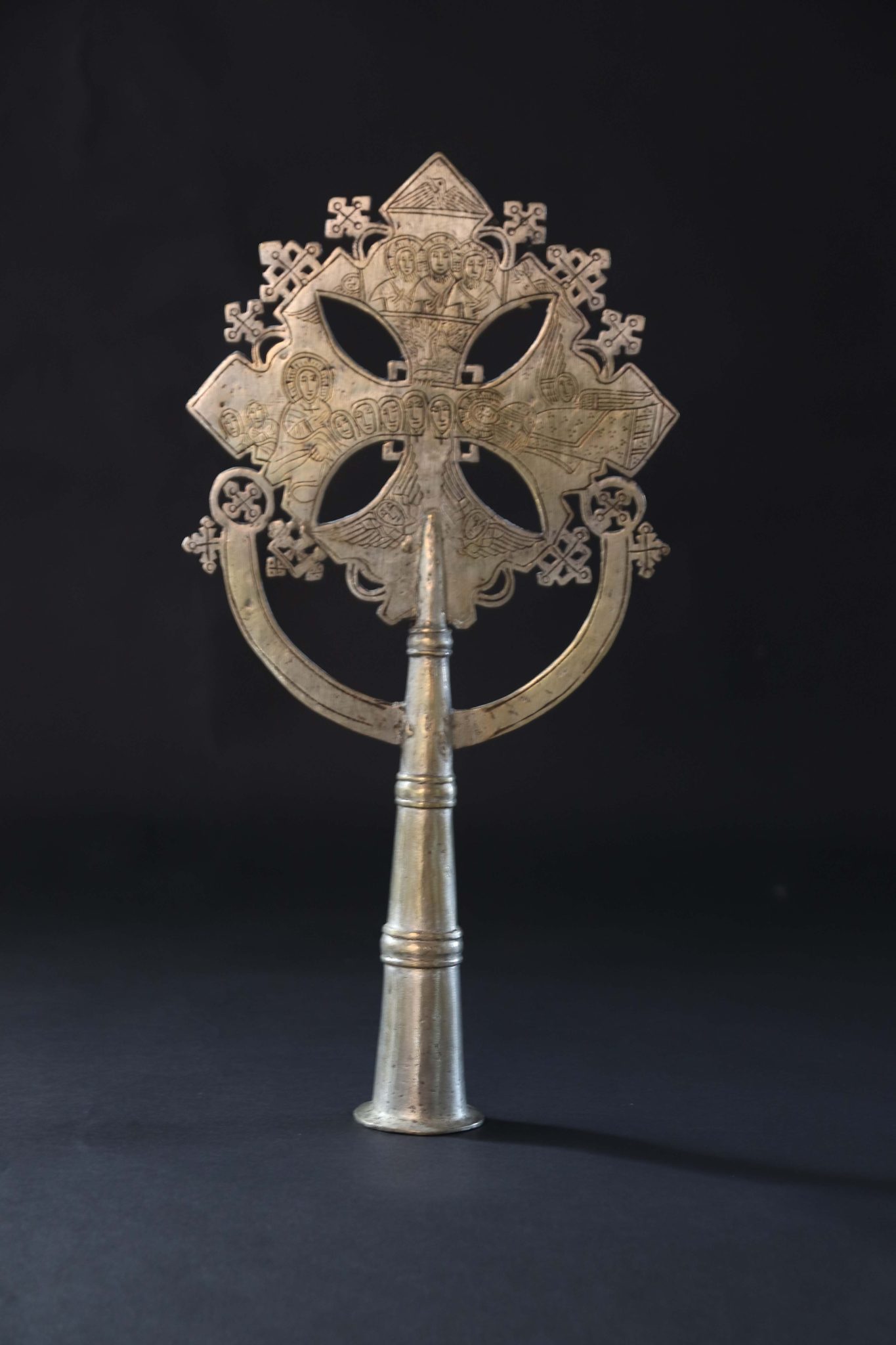 A Collection Of Three Ethiopian Coptic Processional Crosses. Blighty