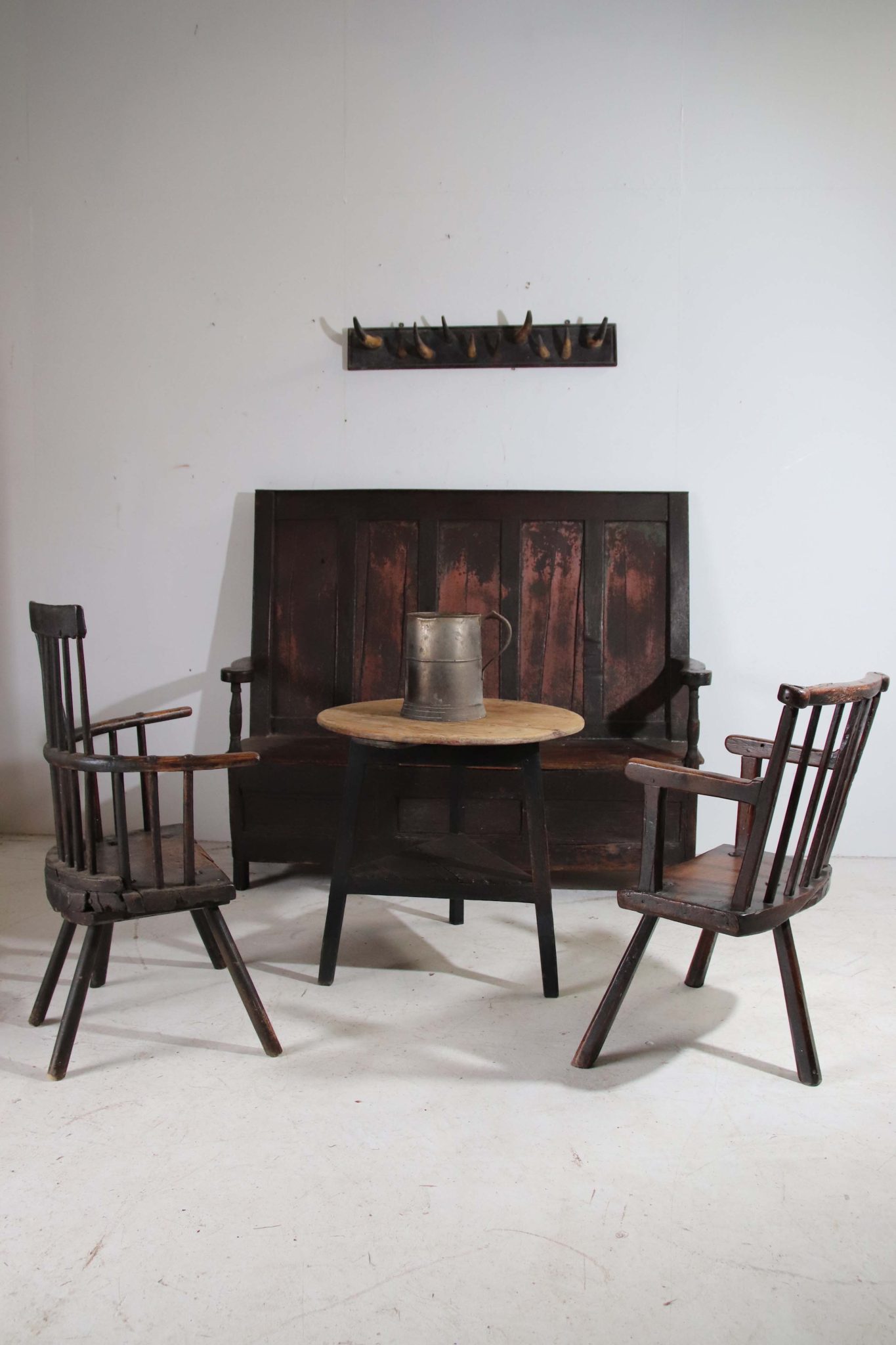18Th Century Welsh Settle. - Image 16