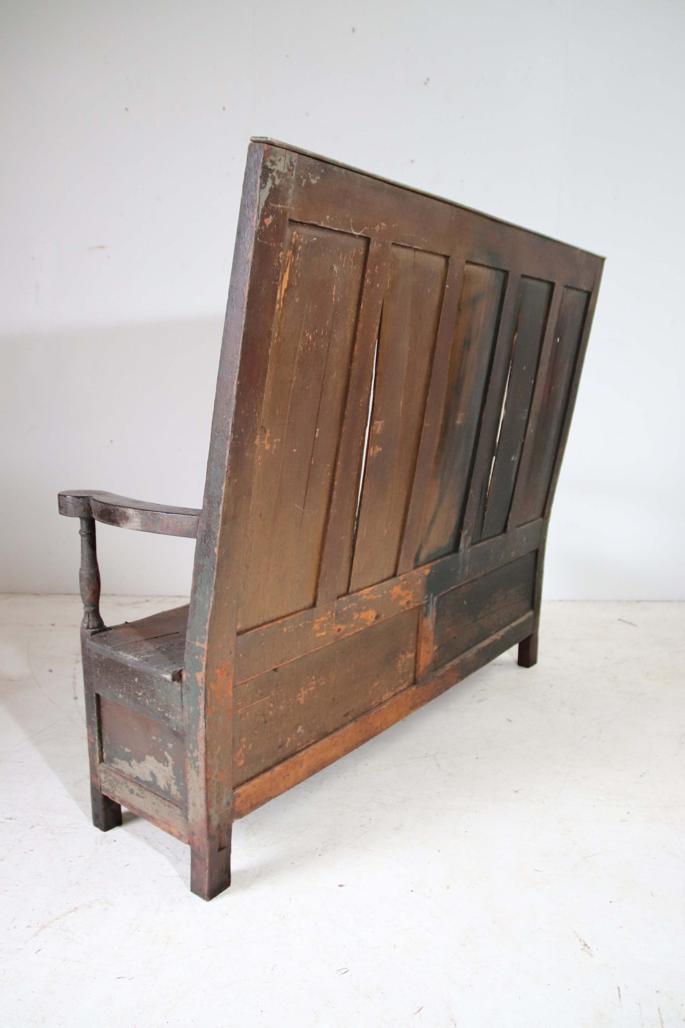 18Th Century Welsh Settle. - Image 8