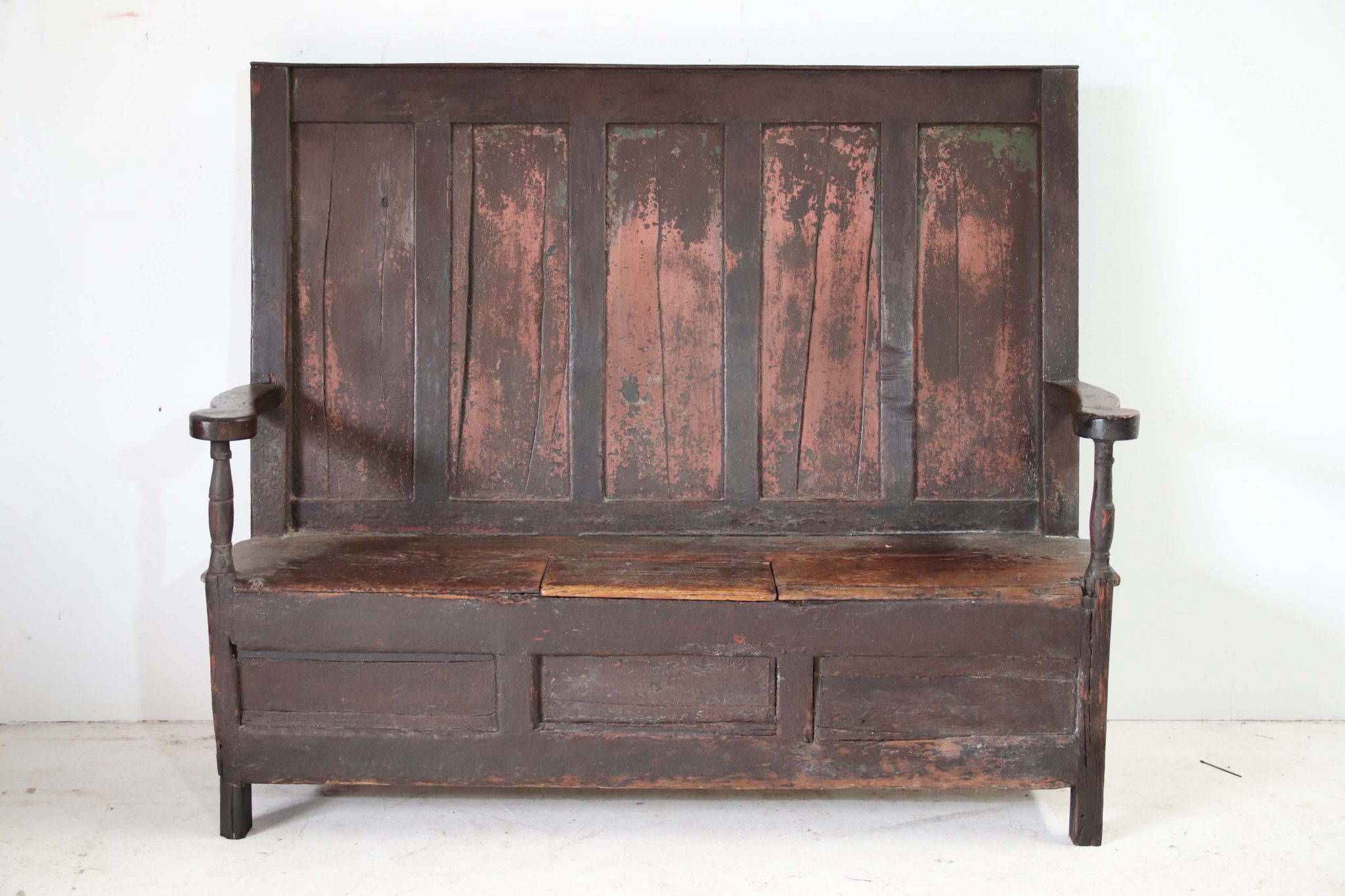 18Th Century Welsh Settle. - Image 3