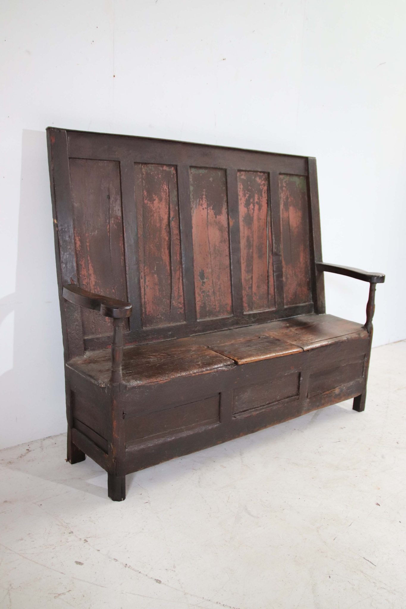18Th Century Welsh Settle. - Image 9