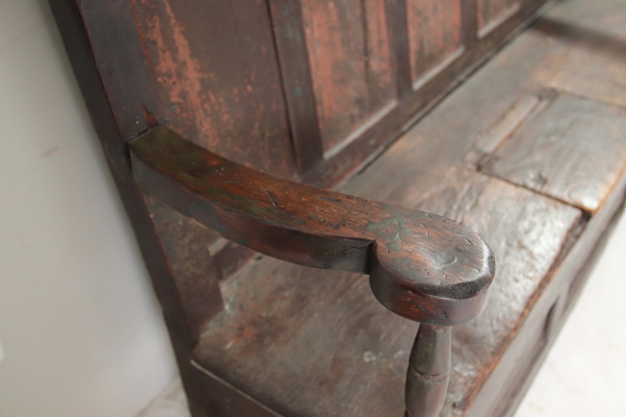 18Th Century Welsh Settle. - Image 10