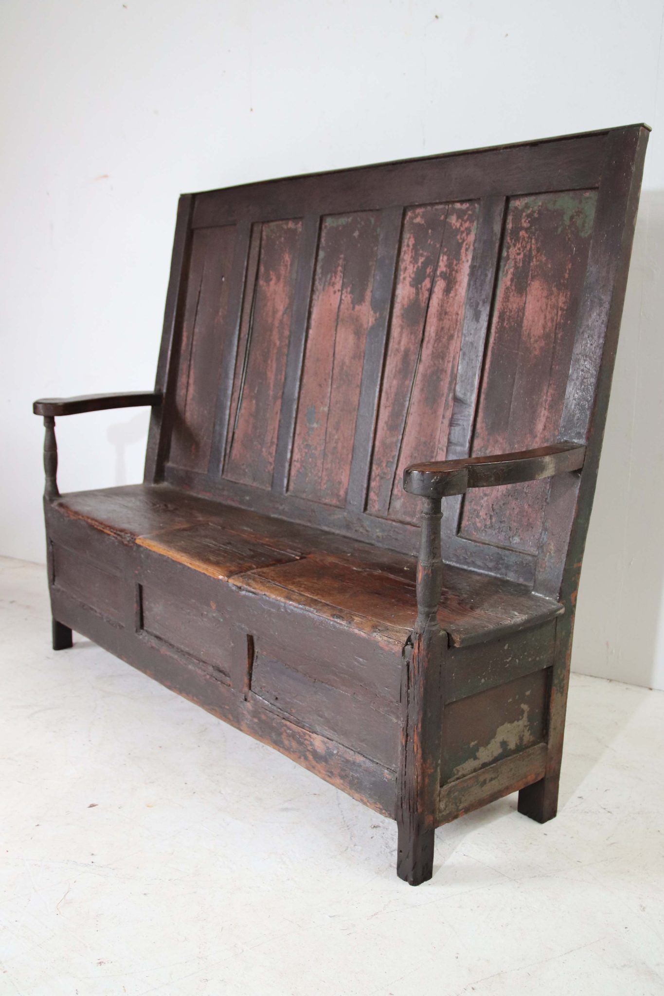 18Th Century Welsh Settle. - Image 13
