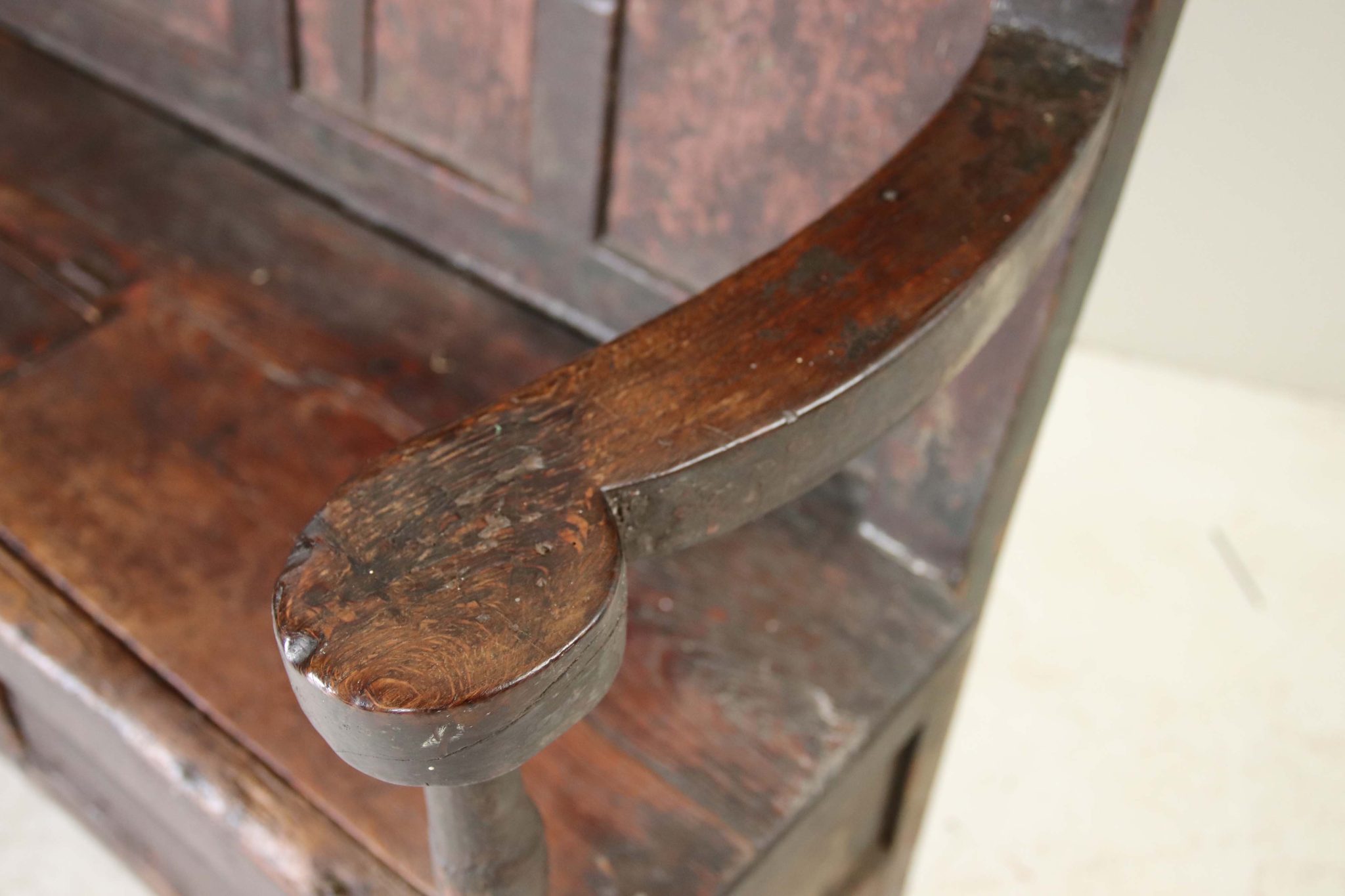 18Th Century Welsh Settle. - Image 14