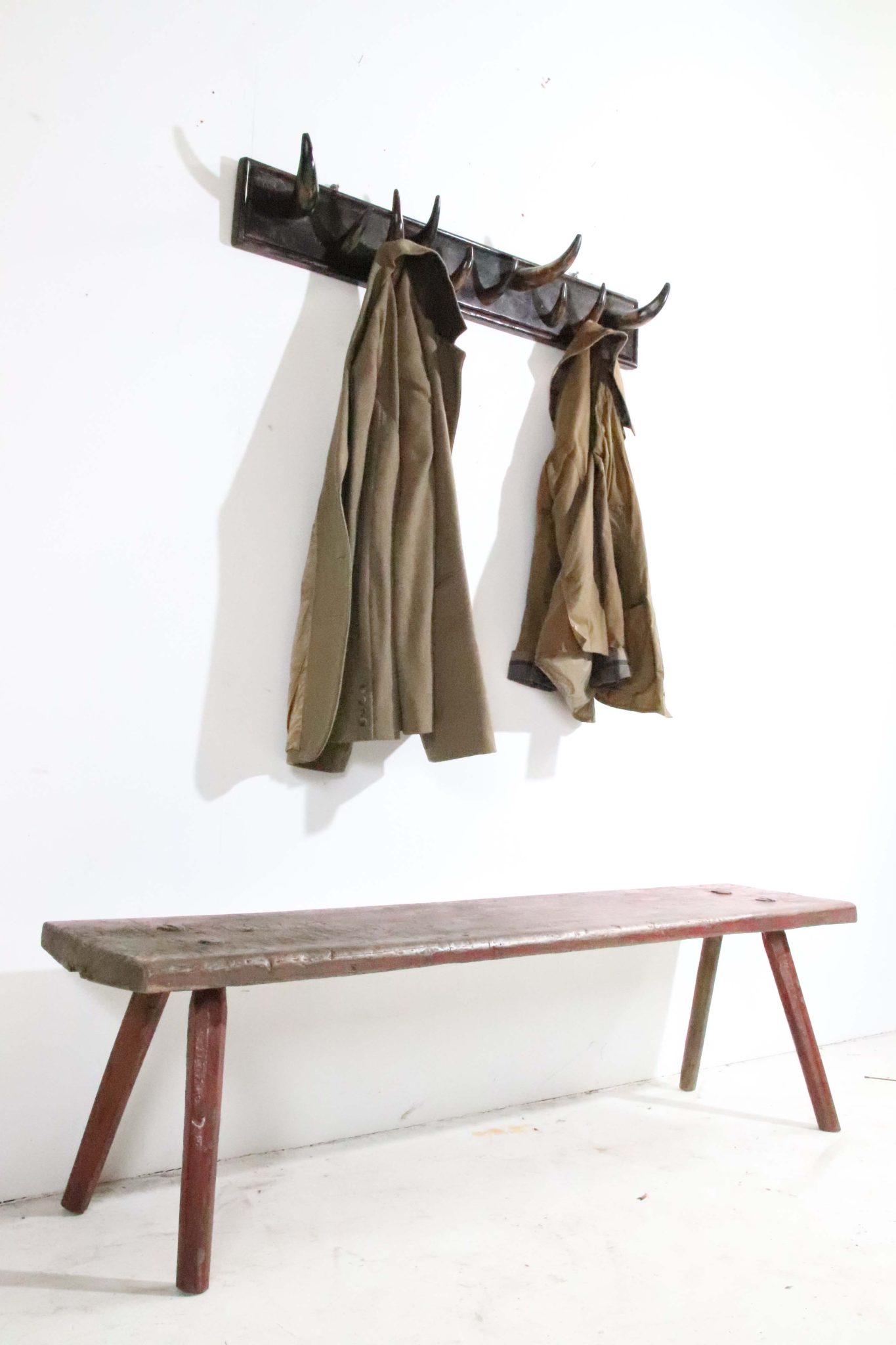 19Th Century Welsh Folk Art Coat hooks. - Image 4