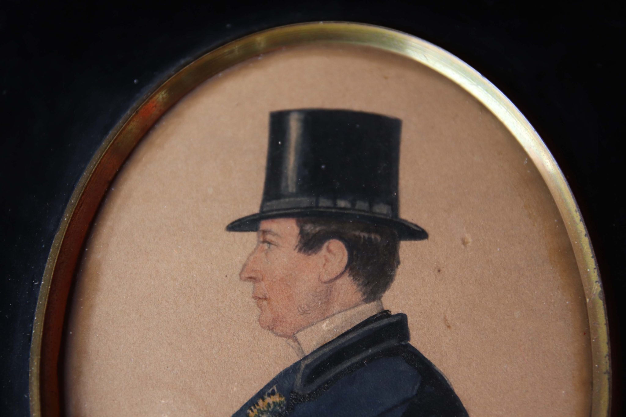 19Th Century Watercolour Miniature Painting. - Image 4