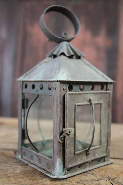 Small 19Th Century Lantern.
