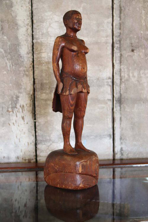 19Th Century Bushman Carved Figure.