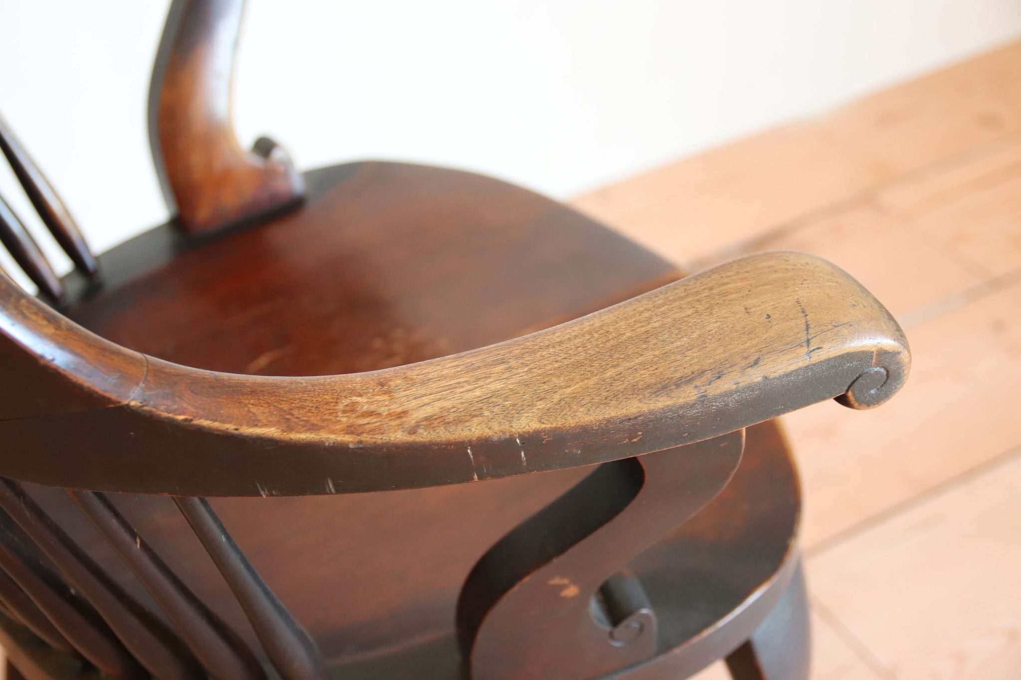 Edwardian Desk Chair. - Image 6