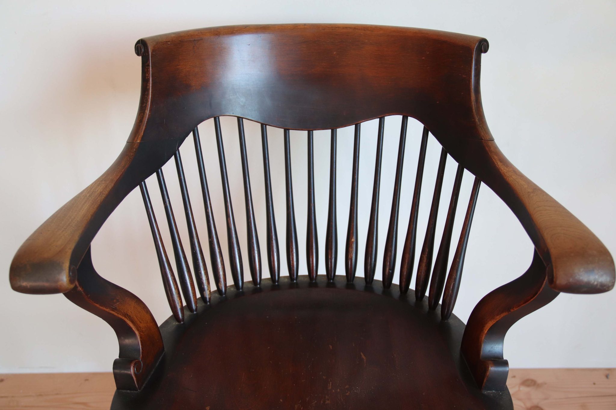 Edwardian Desk Chair. - Image 9