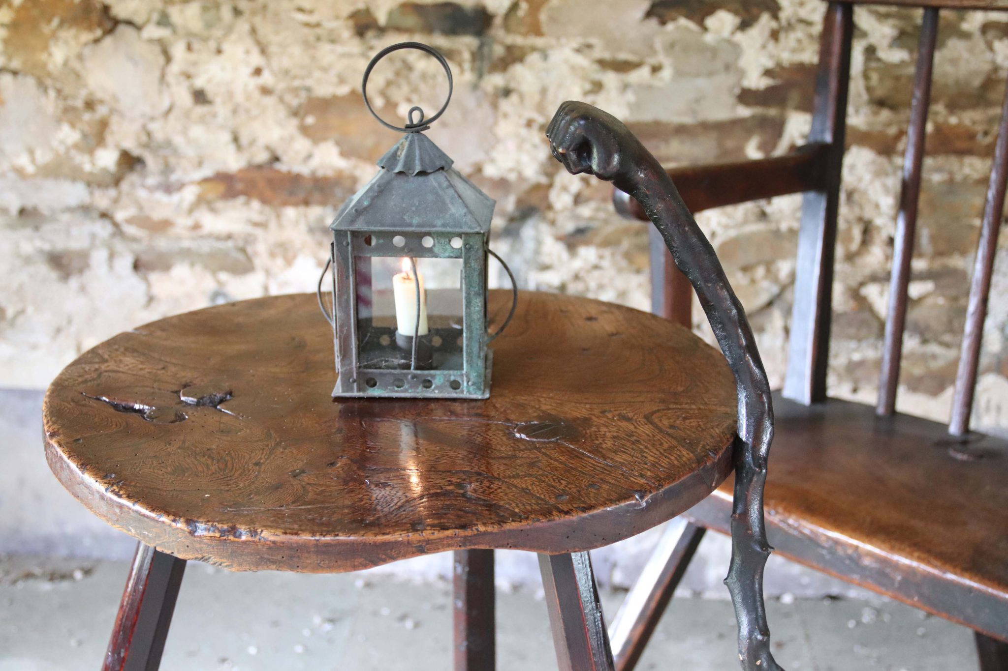 18Th Century Welsh Cricket Table. - Image 15
