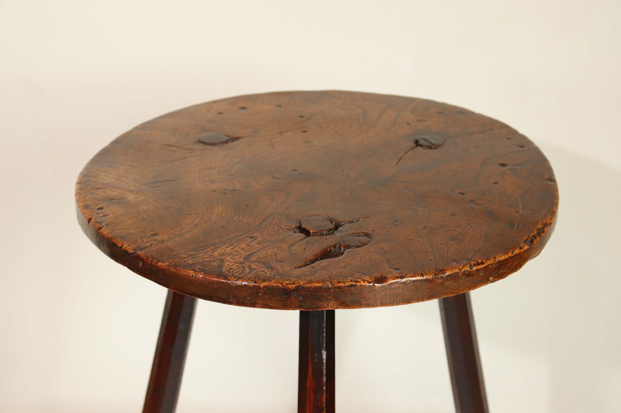 18Th Century Welsh Cricket Table. - Image 7
