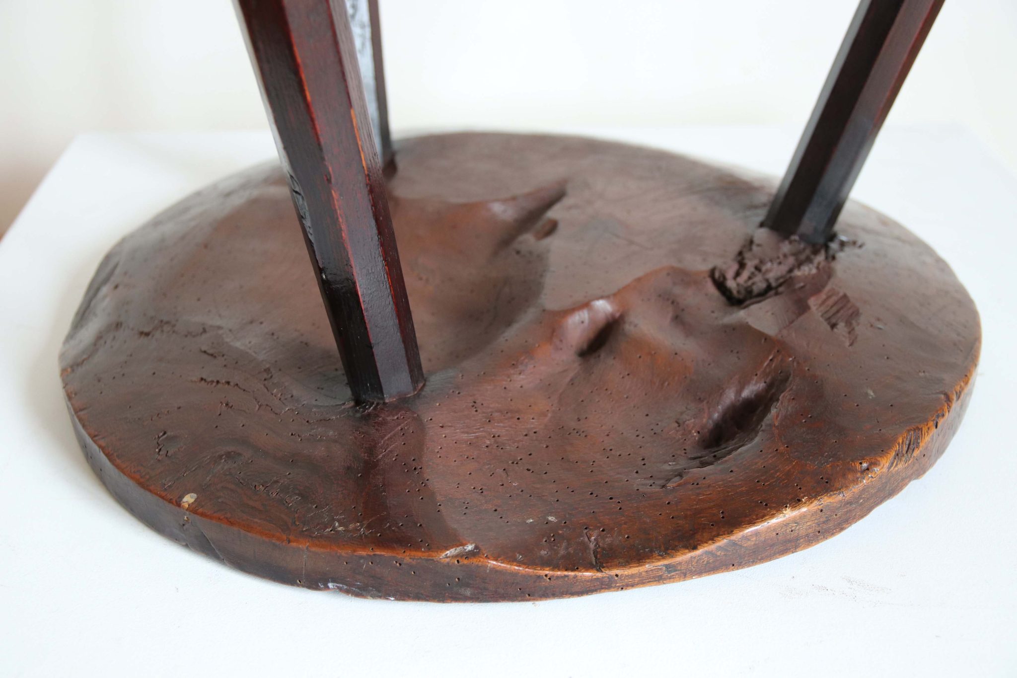 18Th Century Welsh Cricket Table. - Image 11
