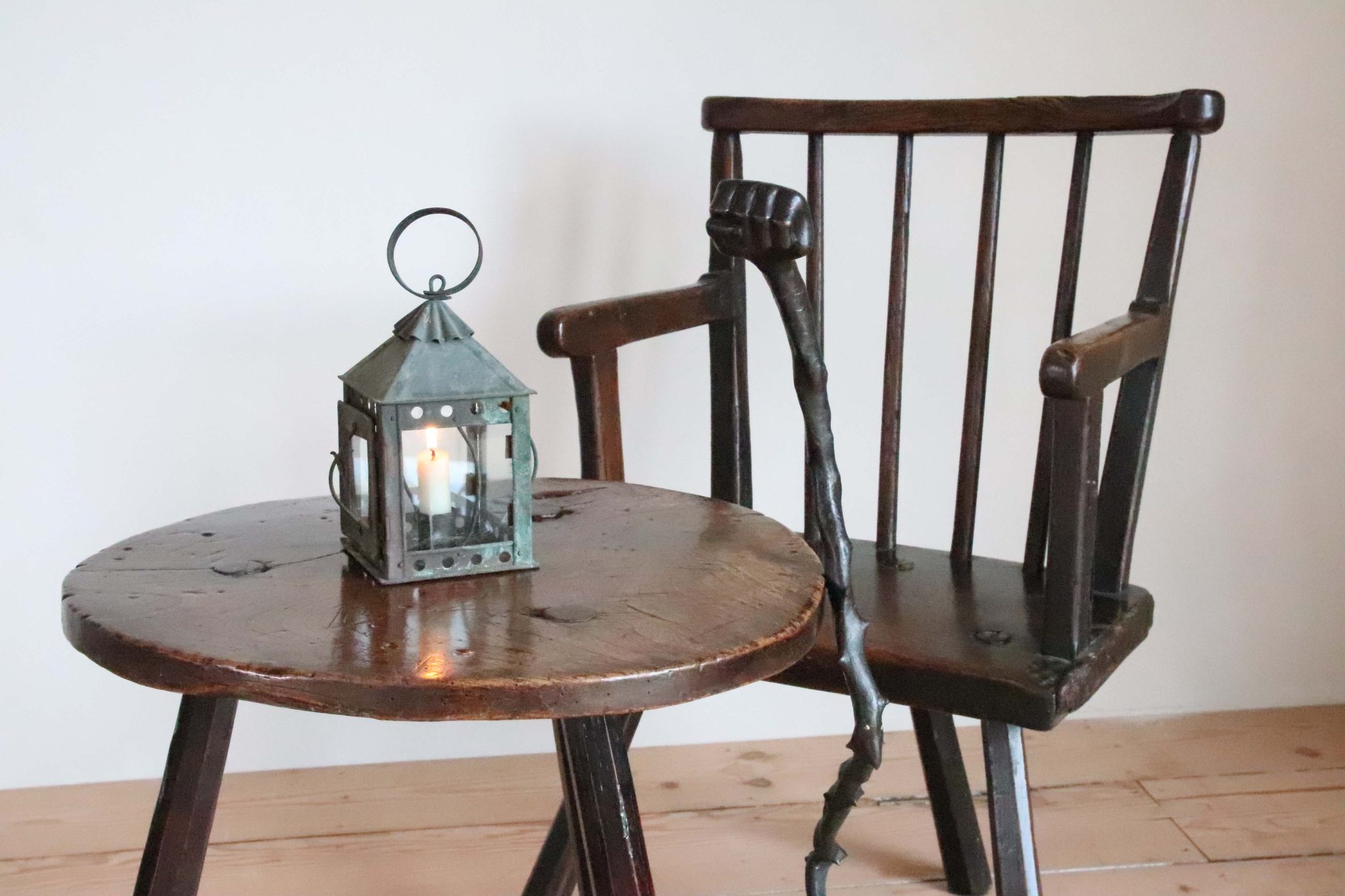 18Th Century Welsh Cricket Table. - Image 3