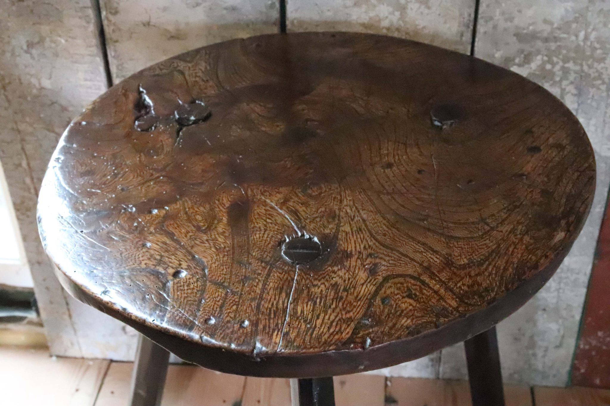 18Th Century Welsh Cricket Table. - Image 5
