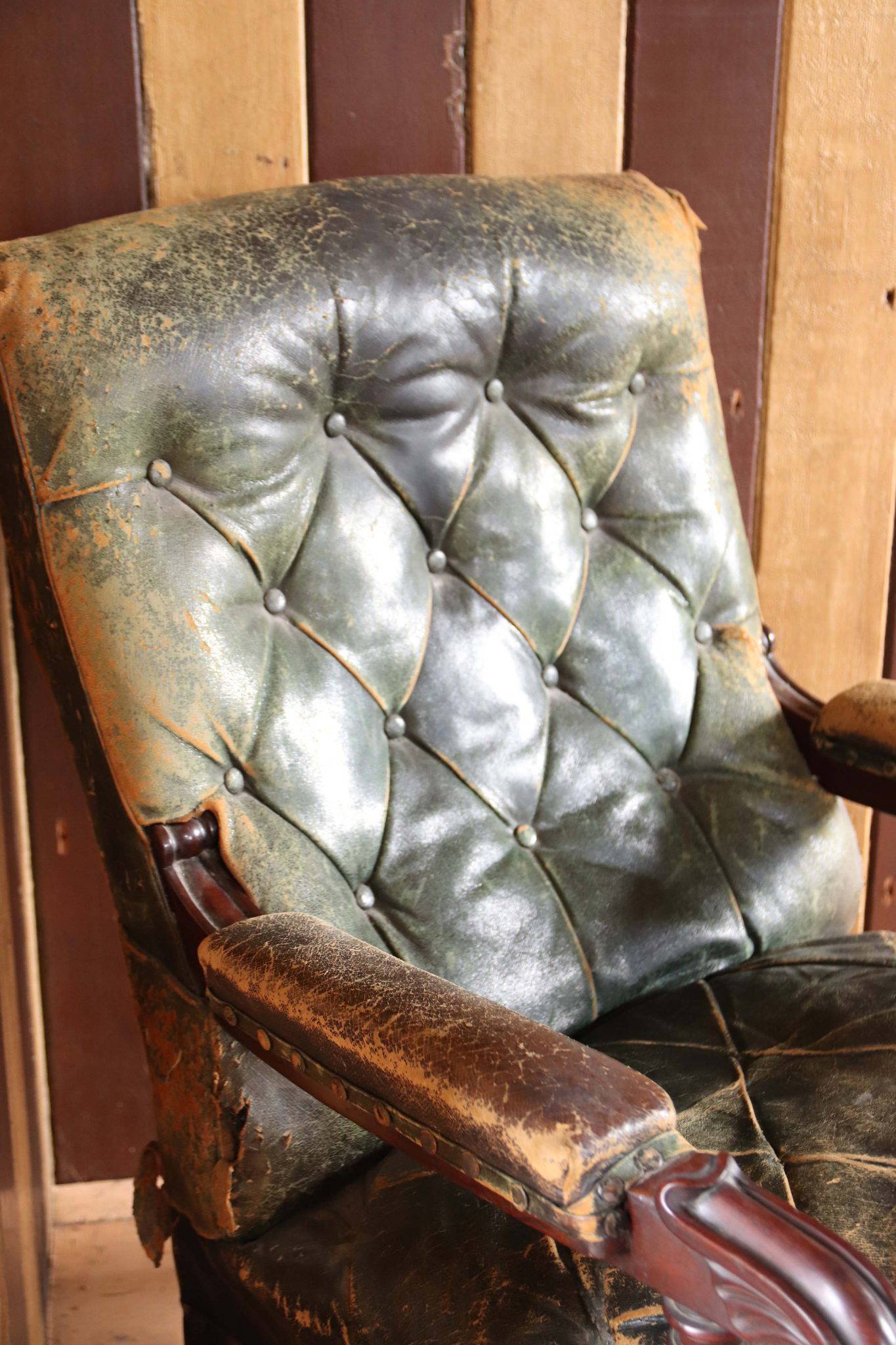 19Th Century Gentlemans Library Chair. - Image 3