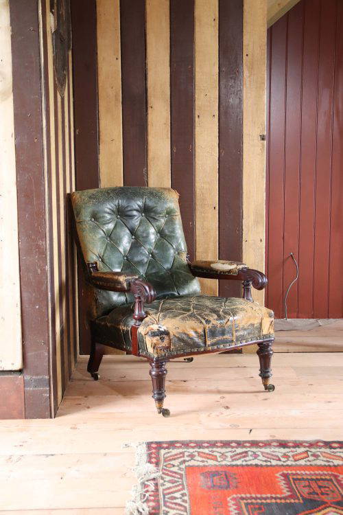 19Th Century Gentlemans Library Chair.