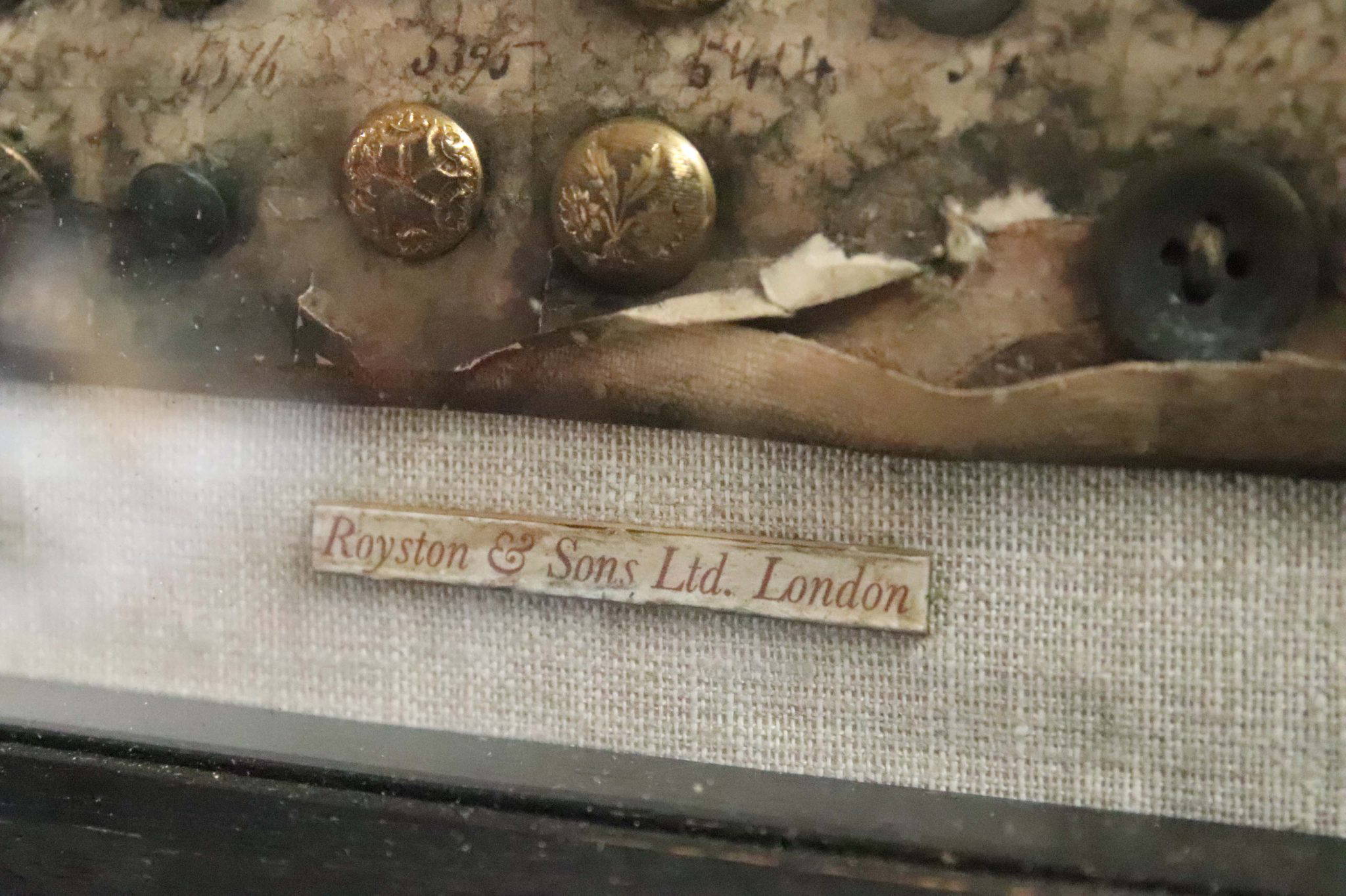 A Pair Of 19Th Century Framed Button Samplers. - Image 8
