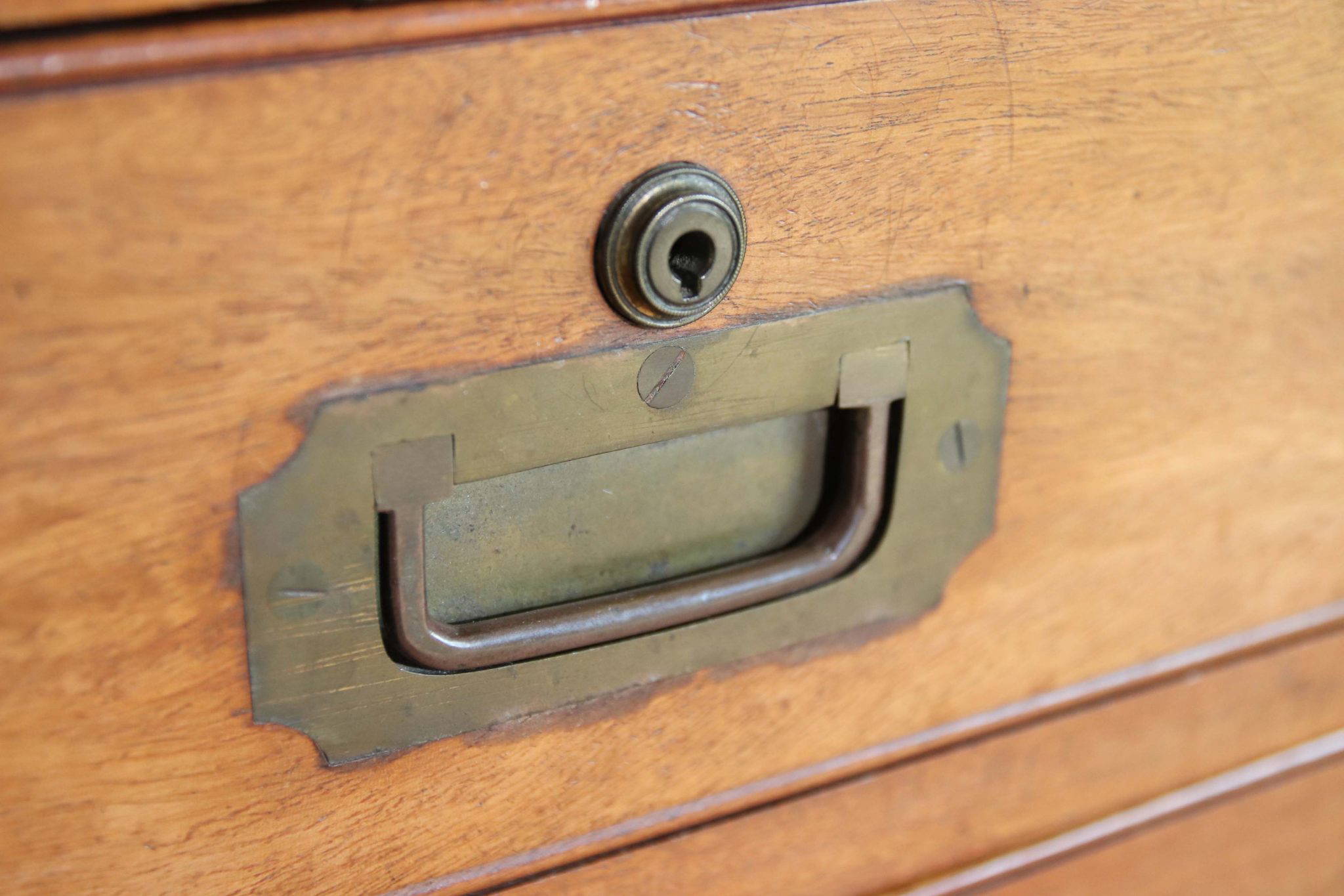19Th Century Campaign Chest. - Image 5