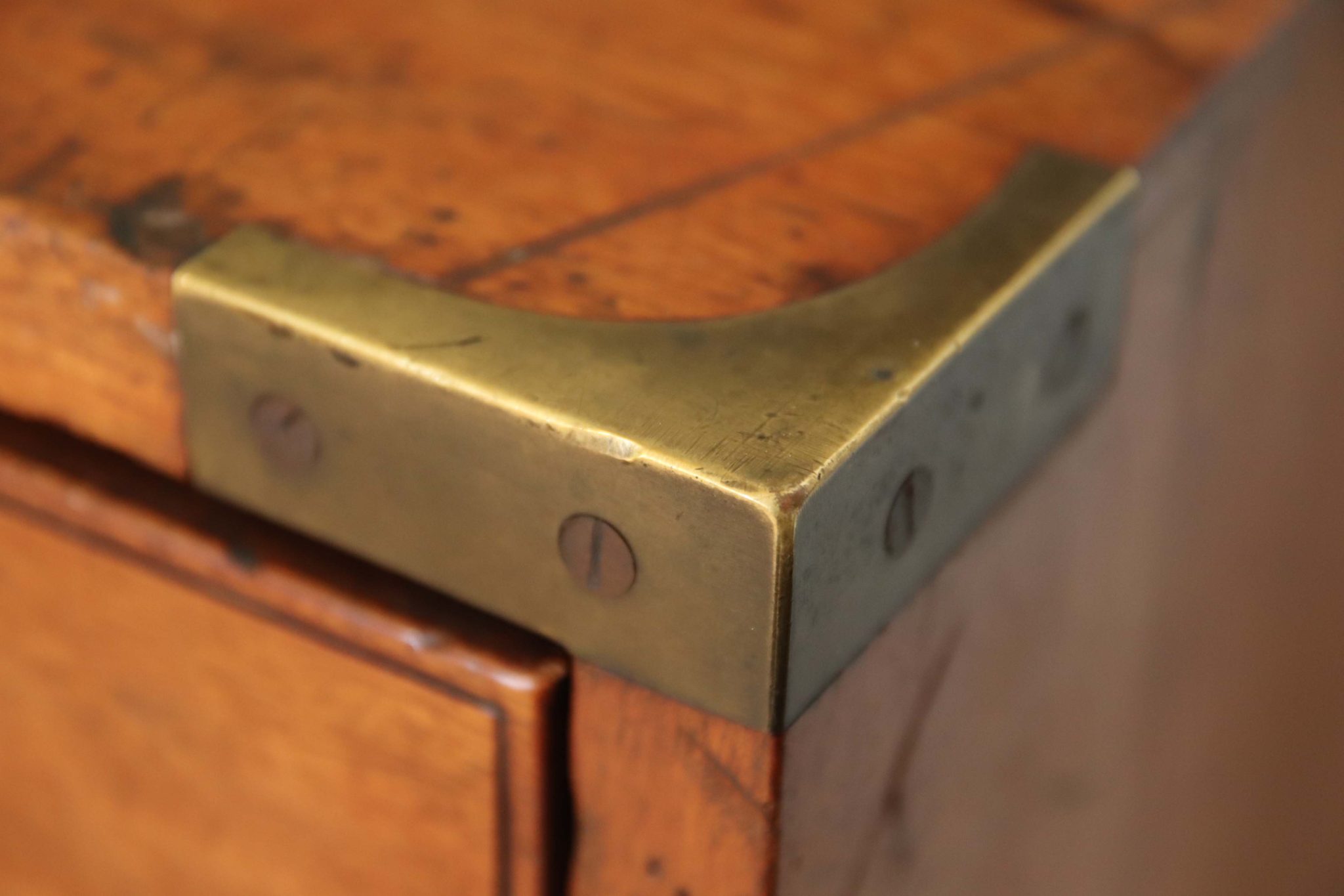 19Th Century Campaign Chest. - Image 7