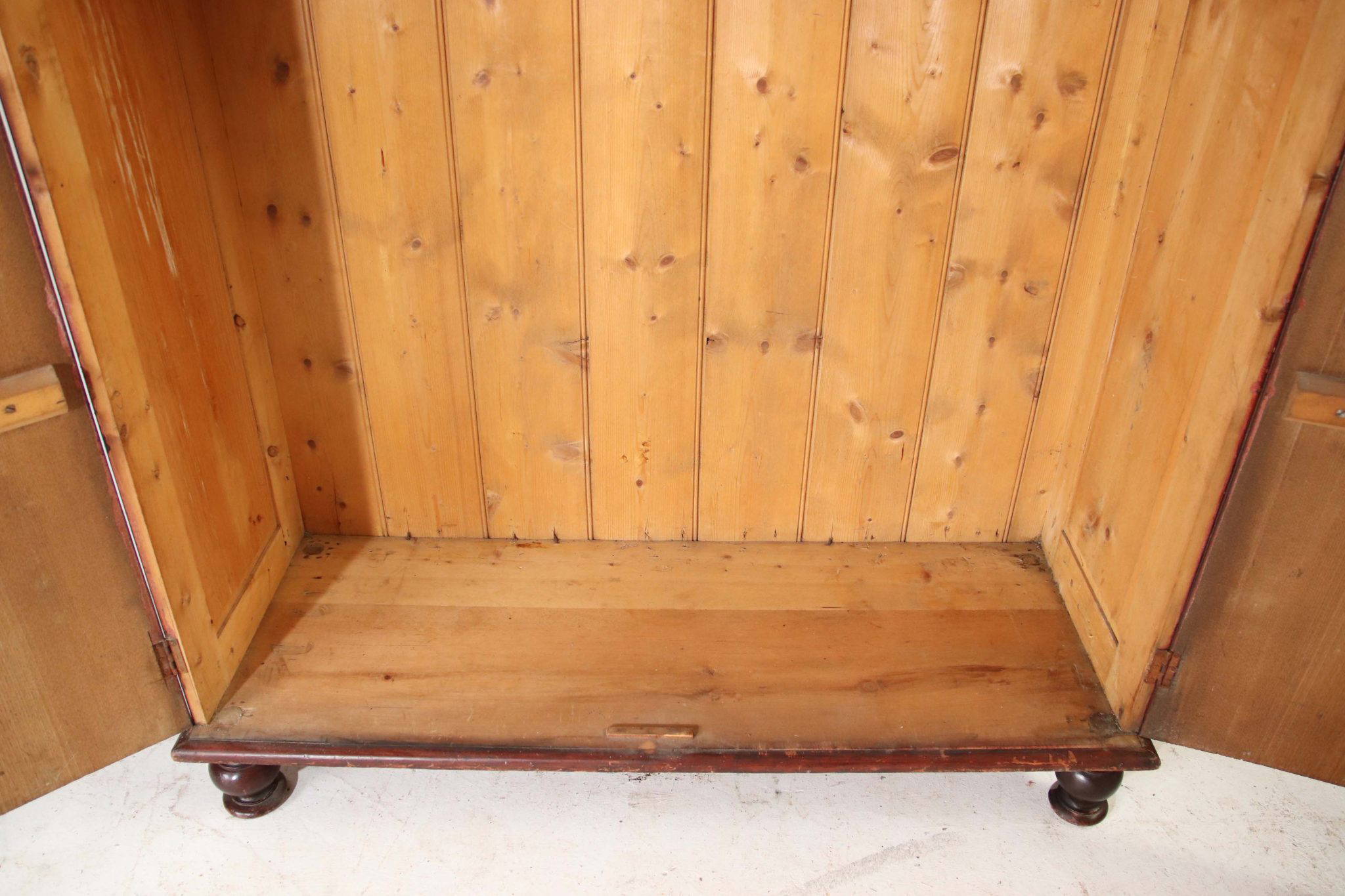 19Th Century Welsh Scumble Painted Chest-Cupboard. - Image 8