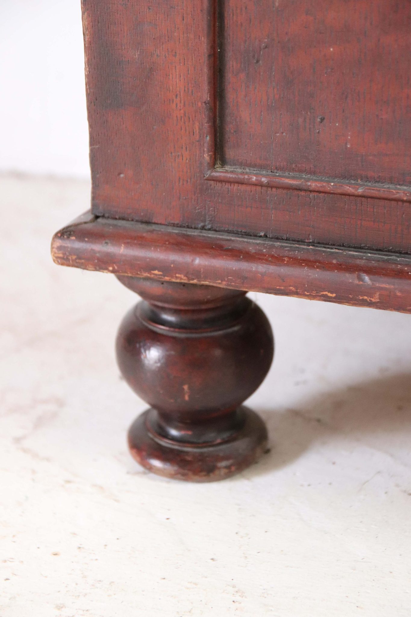 19Th Century Welsh Scumble Painted Chest-Cupboard. - Image 10