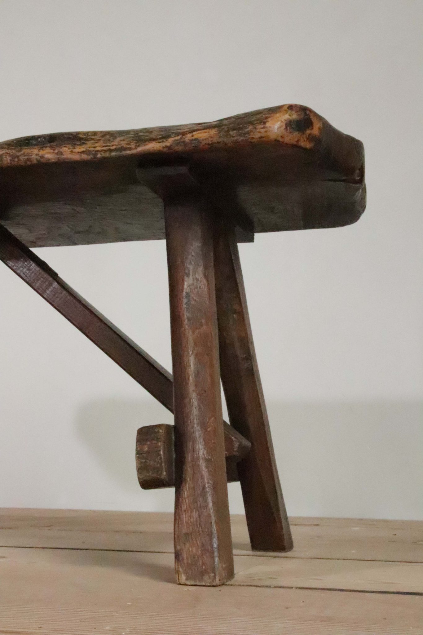 Arts & Crafts Stool / Bench. - Image 4