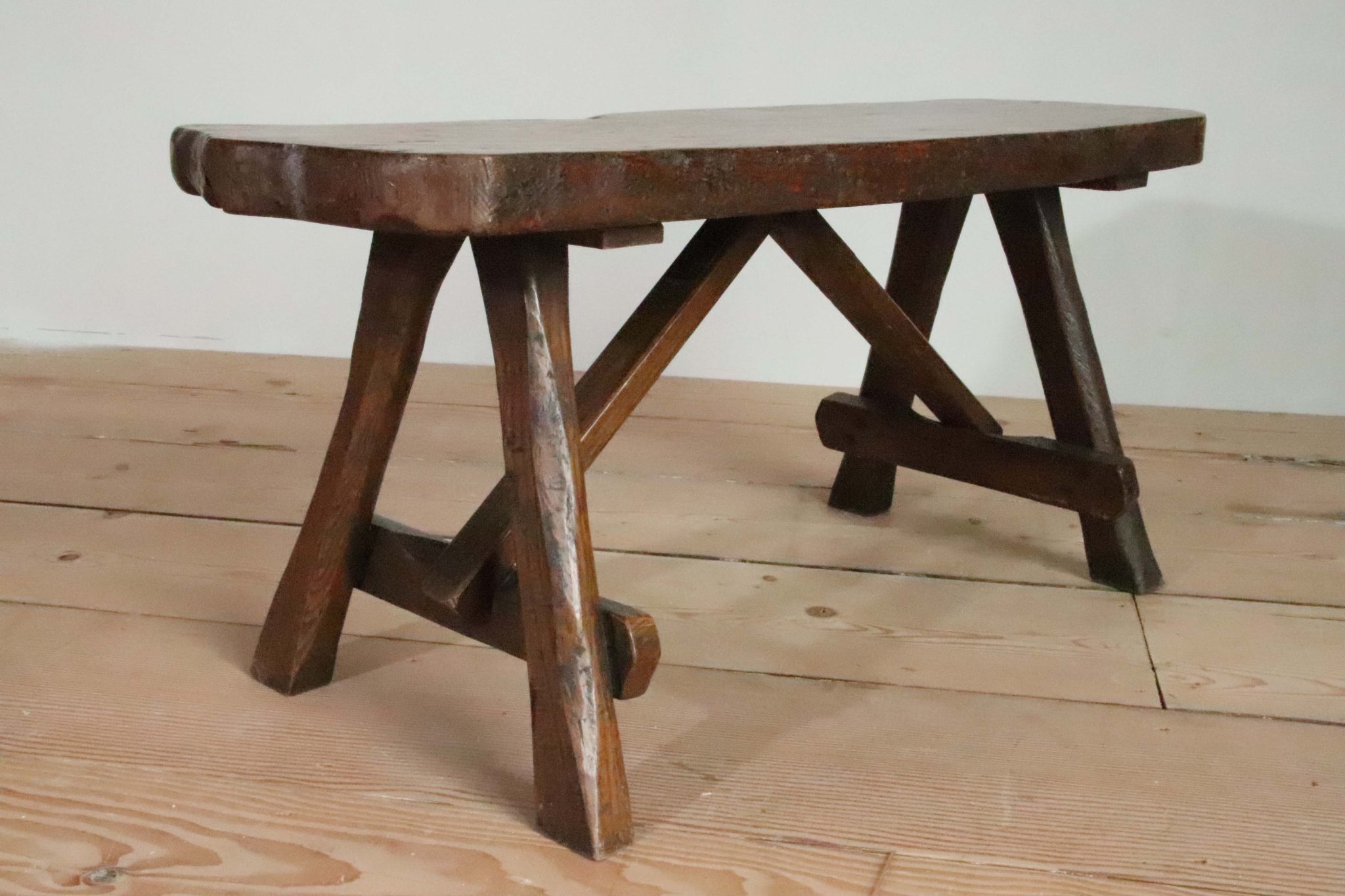 Arts & Crafts Stool / Bench. - Image 5