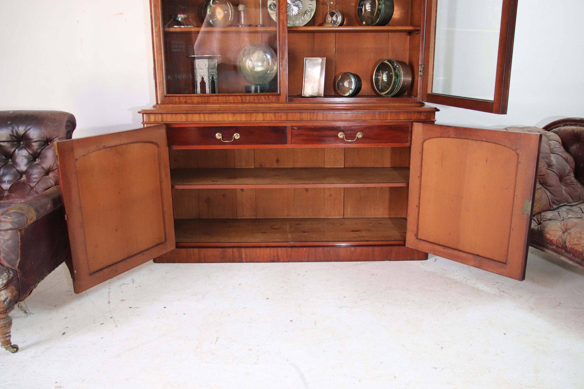 19Th Century Breakfront Bookcase. - Image 8