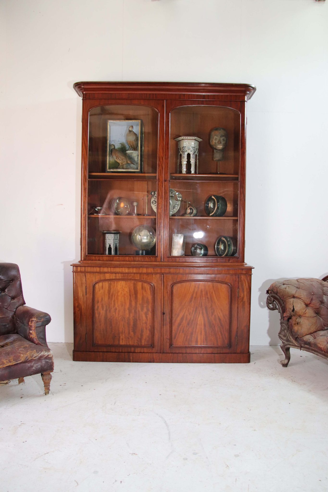 19Th Century Breakfront Bookcase. - Image 12
