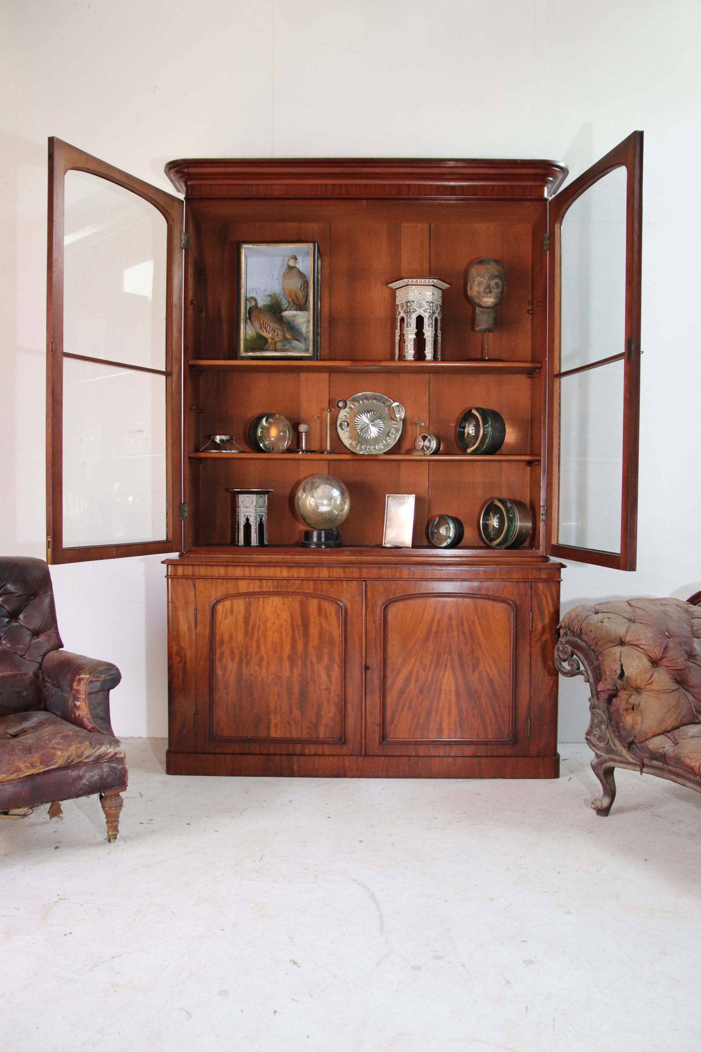 19Th Century Breakfront Bookcase. - Image 2