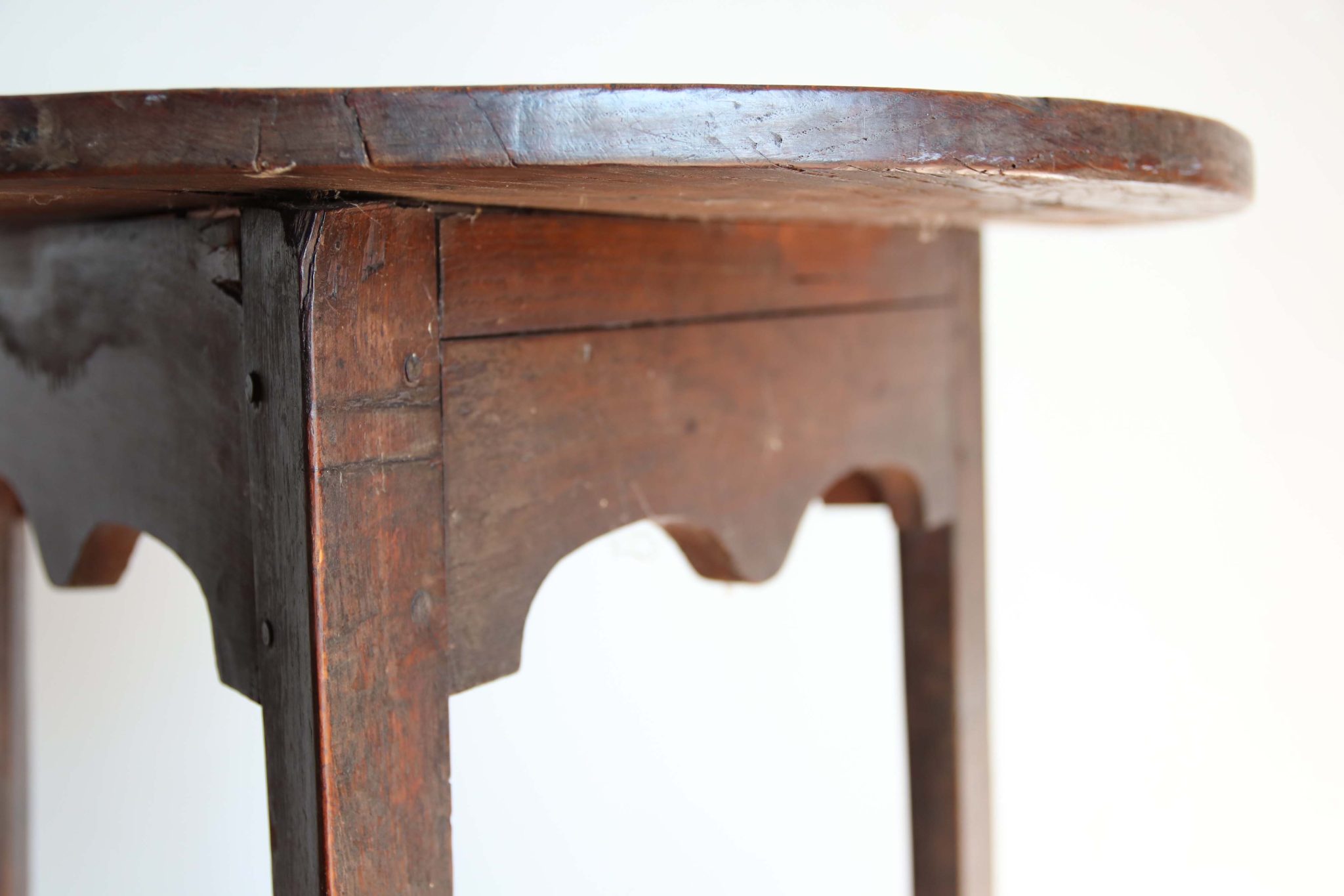 18Th Century Welsh Cricket Table. - Image 5