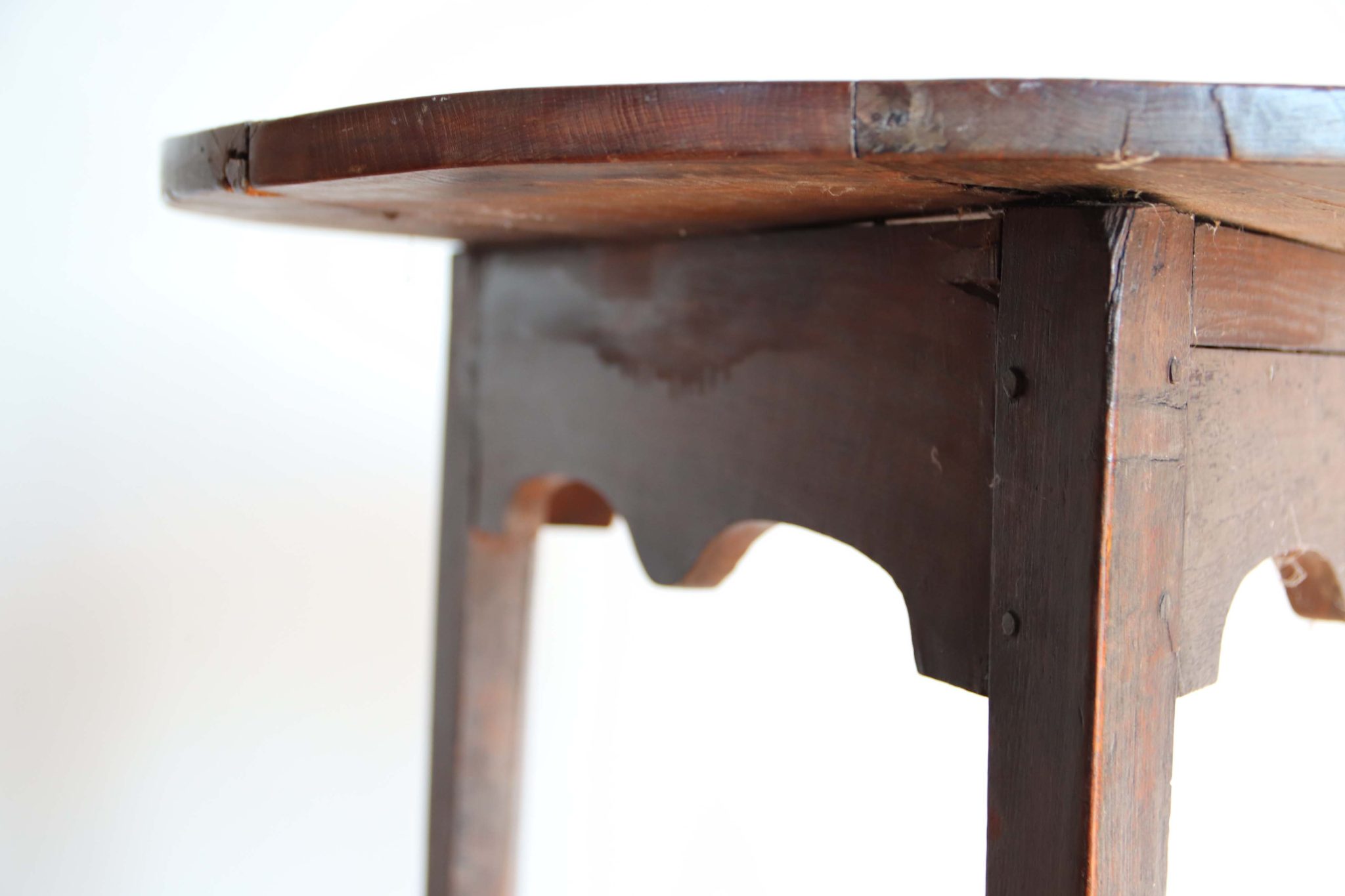 18Th Century Welsh Cricket Table. - Image 6
