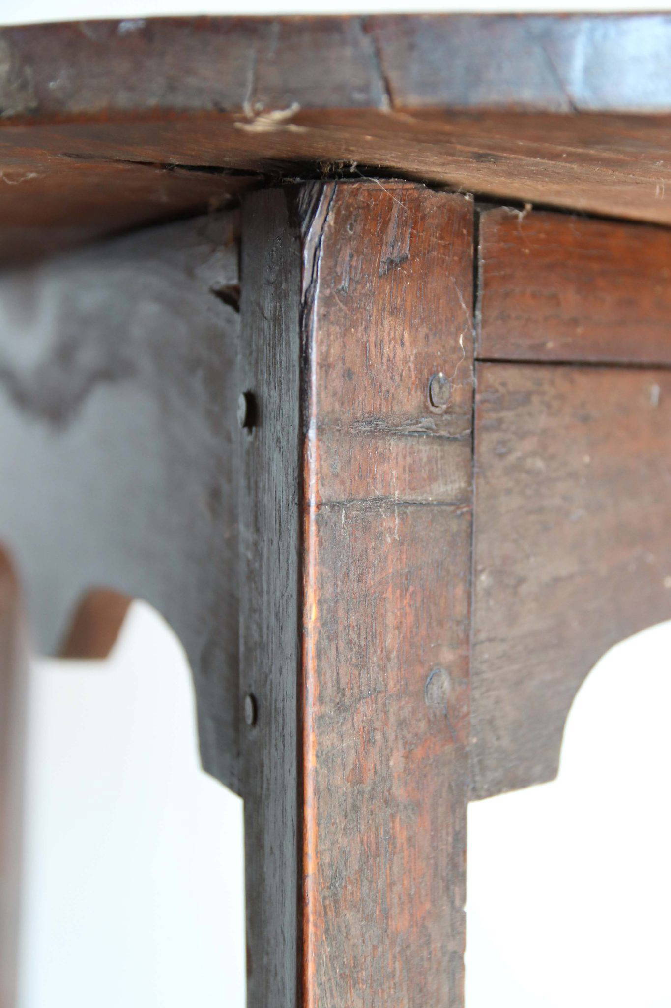 18Th Century Welsh Cricket Table. - Image 8