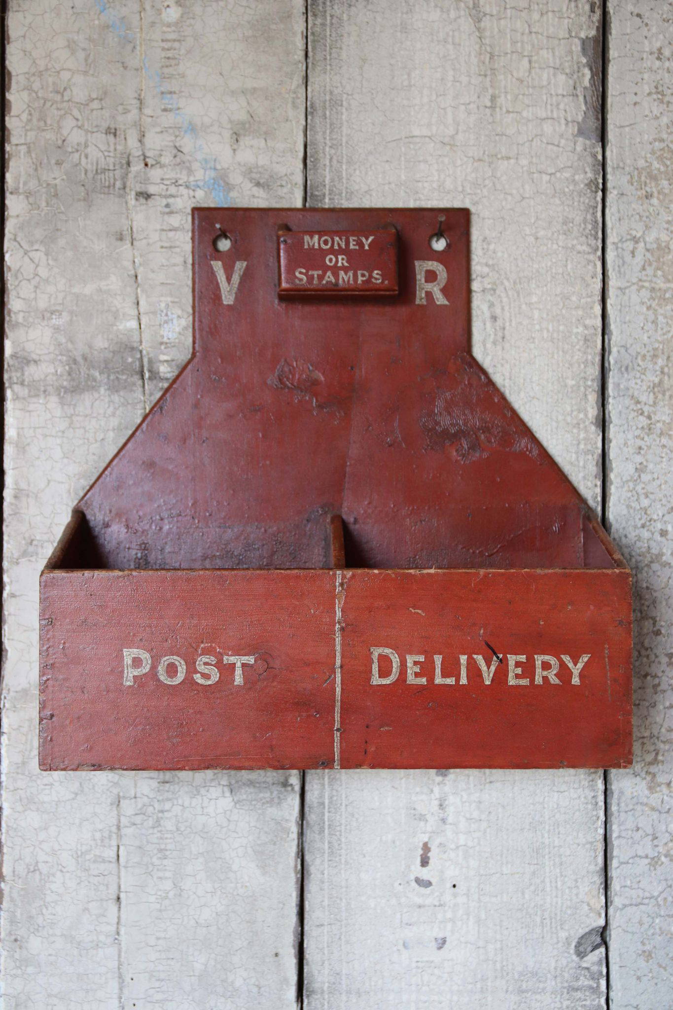Victorian Painted Letter Rack.