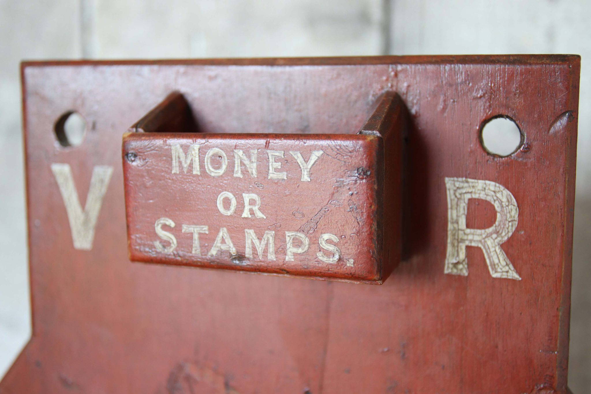 Victorian Painted Letter Rack. - Image 3