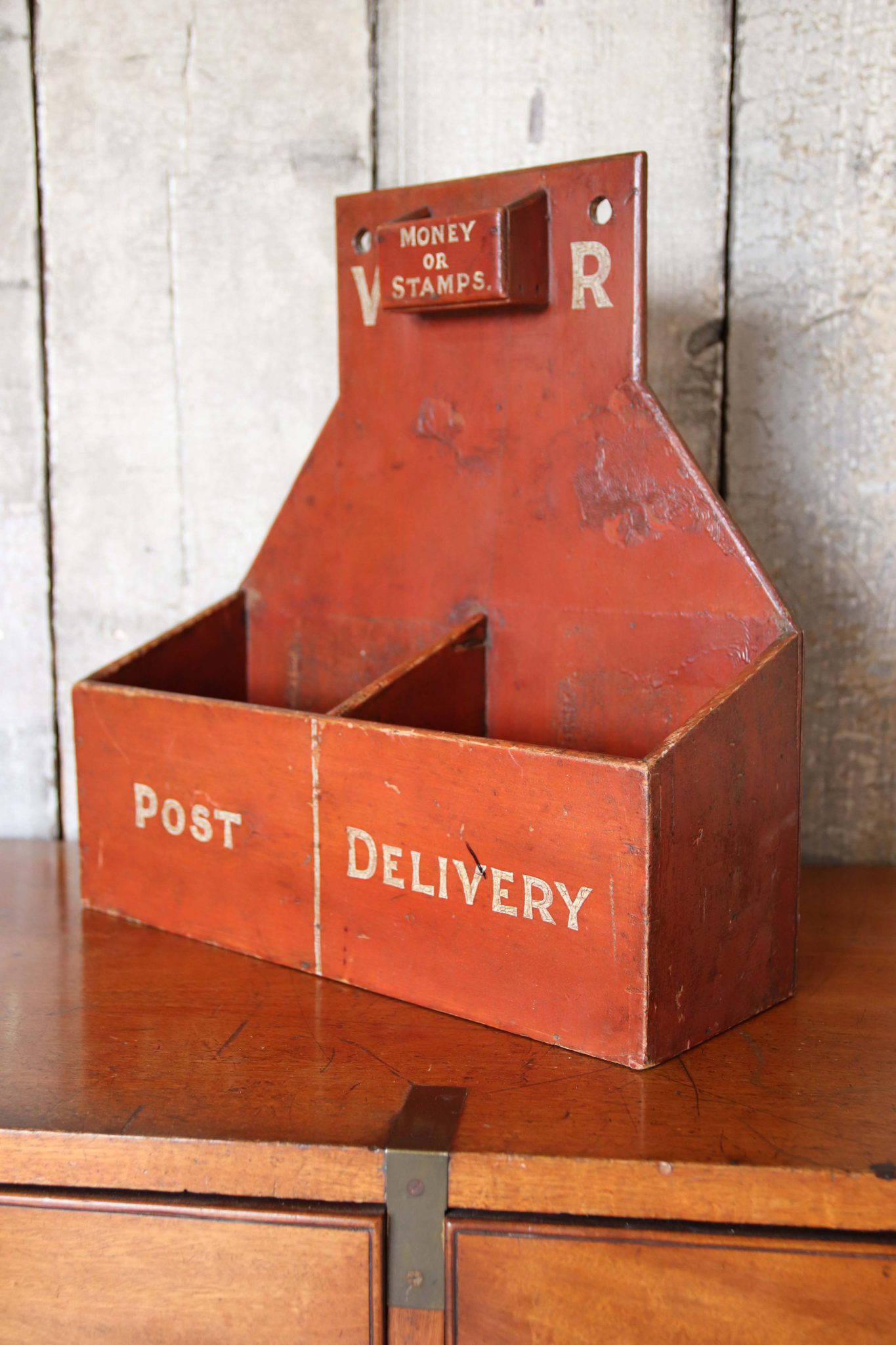 Victorian Painted Letter Rack. - Image 5