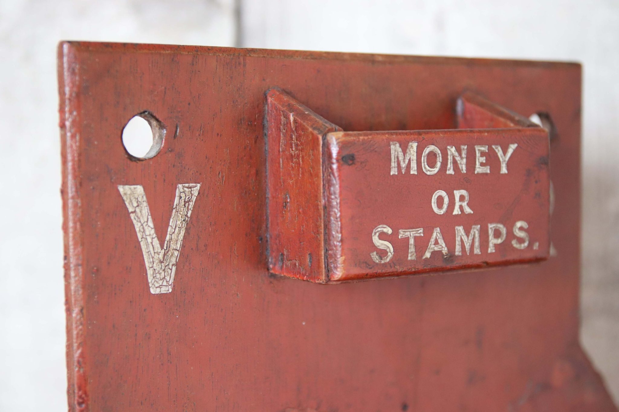 Victorian Painted Letter Rack. - Image 7