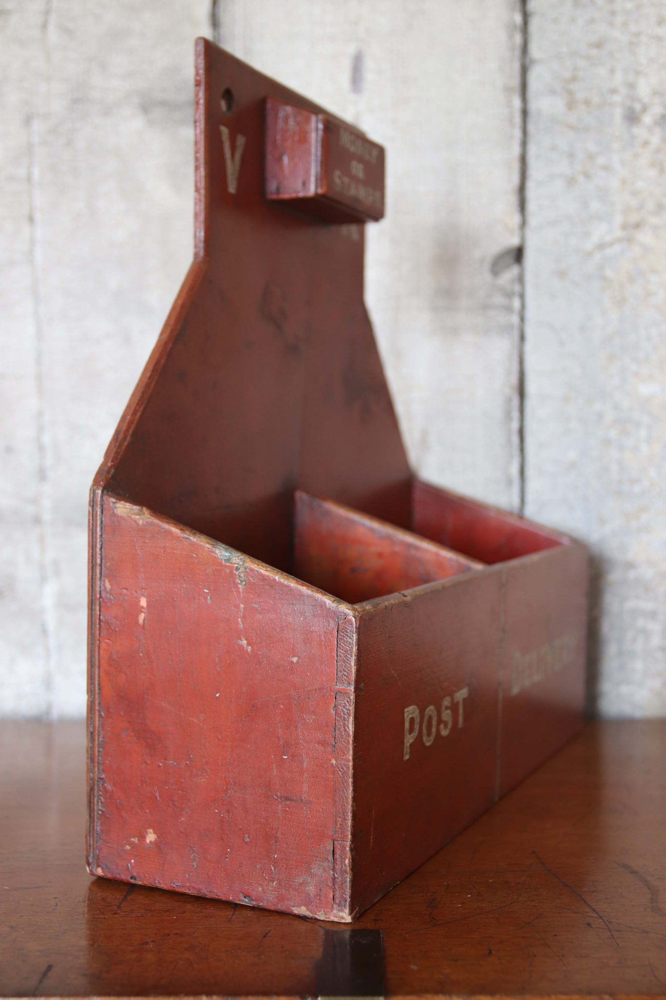 Victorian Painted Letter Rack. - Image 8